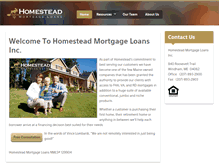 Tablet Screenshot of homesteadme.com